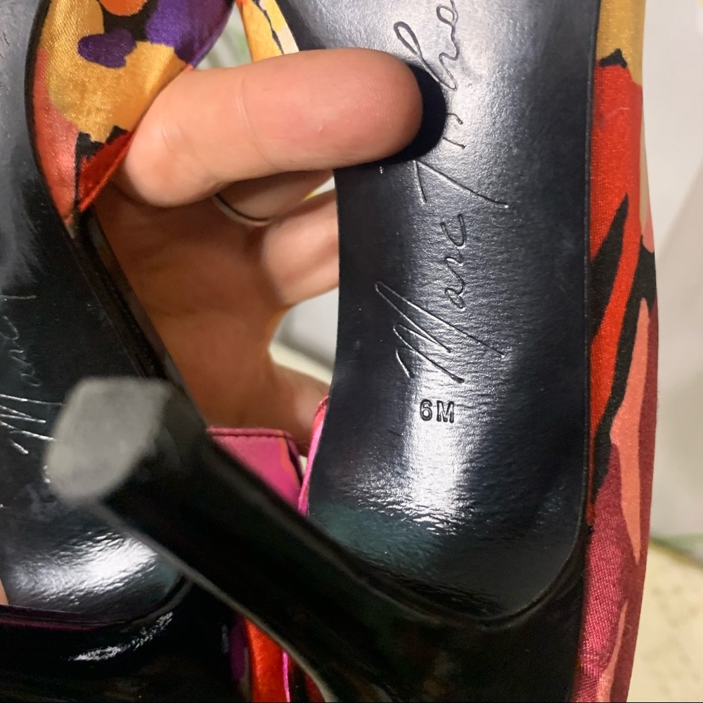 Marc Fisher colorful jewel tone peep toe heels - Picture 12 of 12